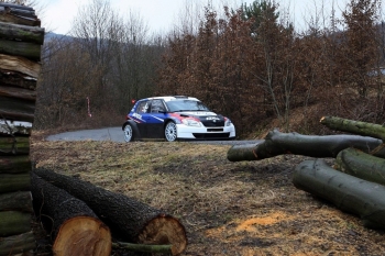 Testování Škoda Fabia Super 2000 před Valašskou rally 2011