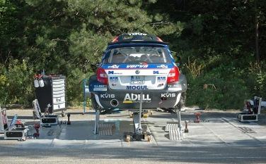 Test na Barum Czech Rally Zlín 2011