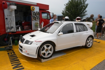 Test před Impromat Rallysprint Kopná 2009