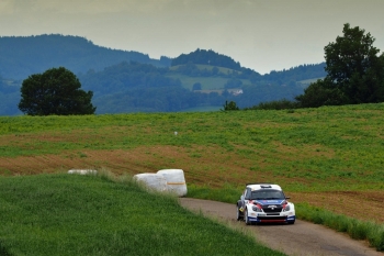 Rallysprint Kopná 2014 (Víťa Bezděkovský a Christian Salzmann)
