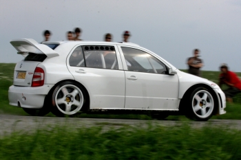 Test před Impromat Rallysprint Kopná 2009