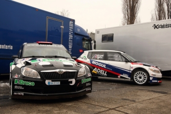 Škody Fabia Super 2000 na rok 2012 týmu Kresta Racing (J. Petrů)