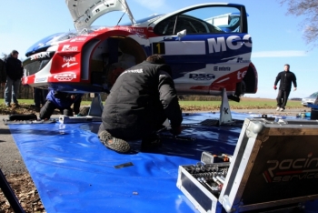 Test před Valašskou rally 2009