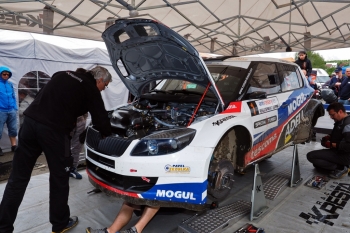 Rallysprint Kopná 2014 (Víťa Bezděkovský a Christian Salzmann)