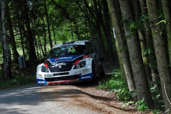 Rallysprint Kopná 2014 (Víťa Bezděkovský a Christian Salzmann)