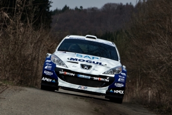 Testování Peugeotu 207 Super 2000 - Kašava 2010