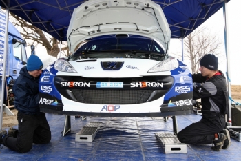 Testování před SHERON Valašskou Rally 2010