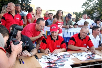 Autogramiáda před Barum Czech Rally Zlín 2009