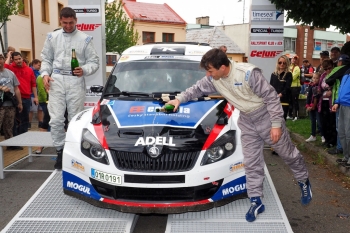 Rallysprint Kopná 2014 (Víťa Bezděkovský a Christian Salzmann)