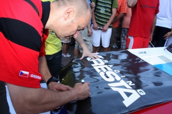 Autogramiáda před Barum Czech Rally Zlín 2009