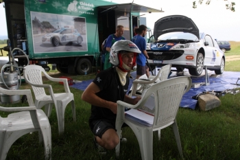 Test před Impromat Rallysprint Kopná 2009