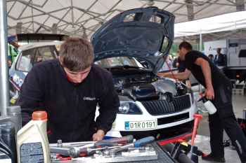 Rallysprint Kopná 2014 (Víťa Bezděkovský a Christian Salzmann)