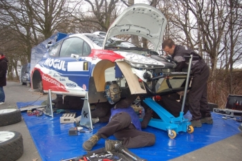 Test před Valašskou rally 2009