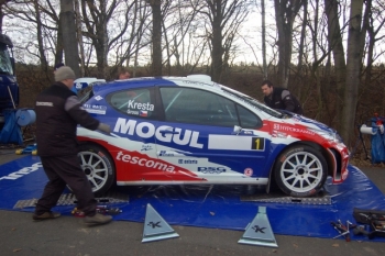 Test před Valašskou rally 2009