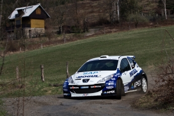 Testování Peugeotu 207 Super 2000 - Kašava 2010