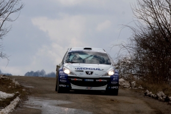 Testování před SHERON Valašskou Rally 2010